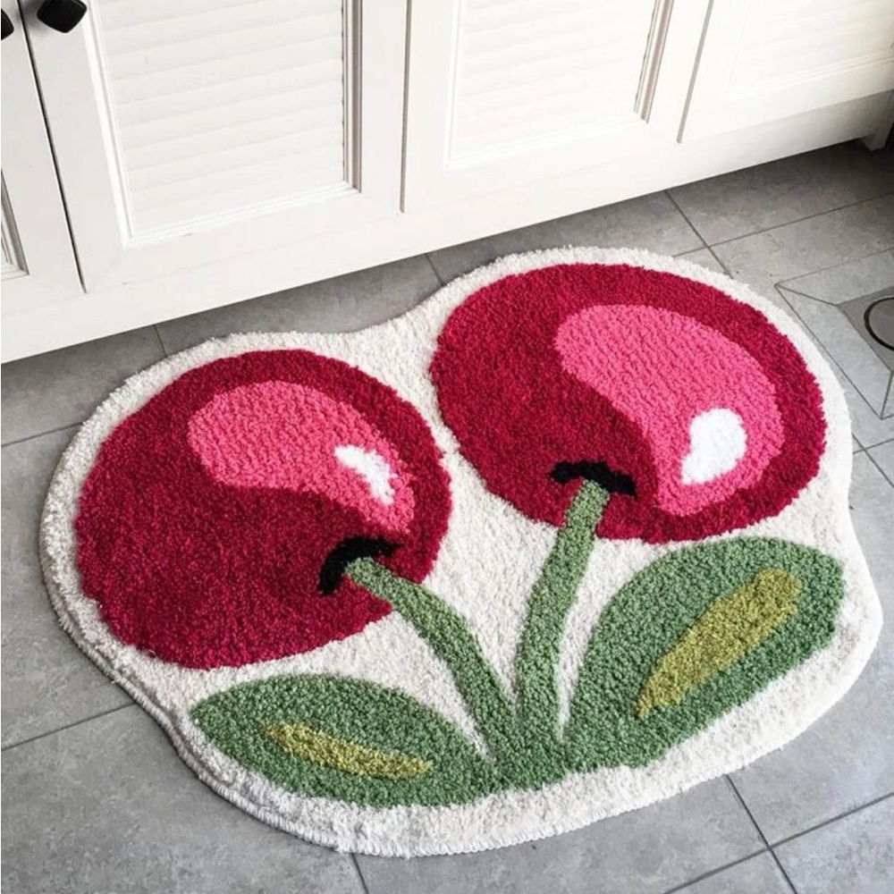Cherry Pattern Door Mat 🏡 - Picture 4 of 4